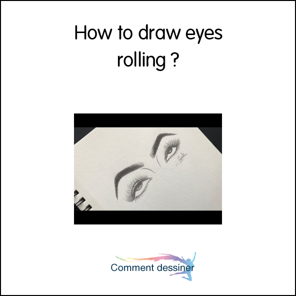 How to draw eyes rolling